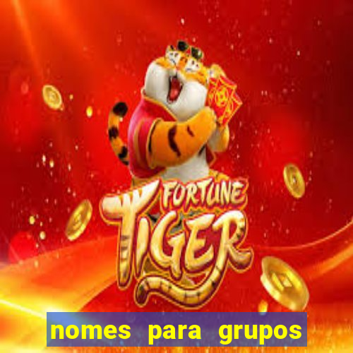 nomes para grupos de loteria no zap